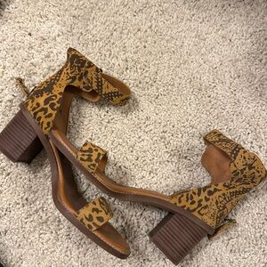 Zodiac heeled sandals.